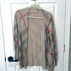 Burberry classic tartan cardigan